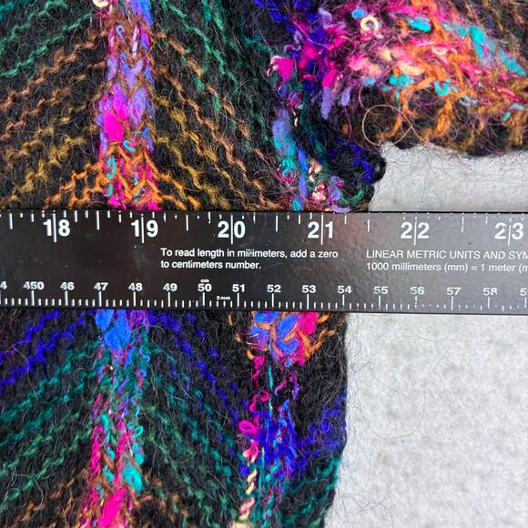 Vintage Carducci Tunic Sweater Womens' Small Oversized Mohair Blend 80's Party - Picture 7 of 15